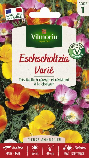 Fleurs - Eschscholtzia de Californie Varié - PACKAGING_RECTO